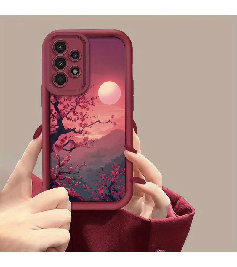 حافظة الهاتف بلون بورغندي غير لامع وناعمة تغطية كاملة متوافقة مع سلسلة Galaxy S20 - Image 2