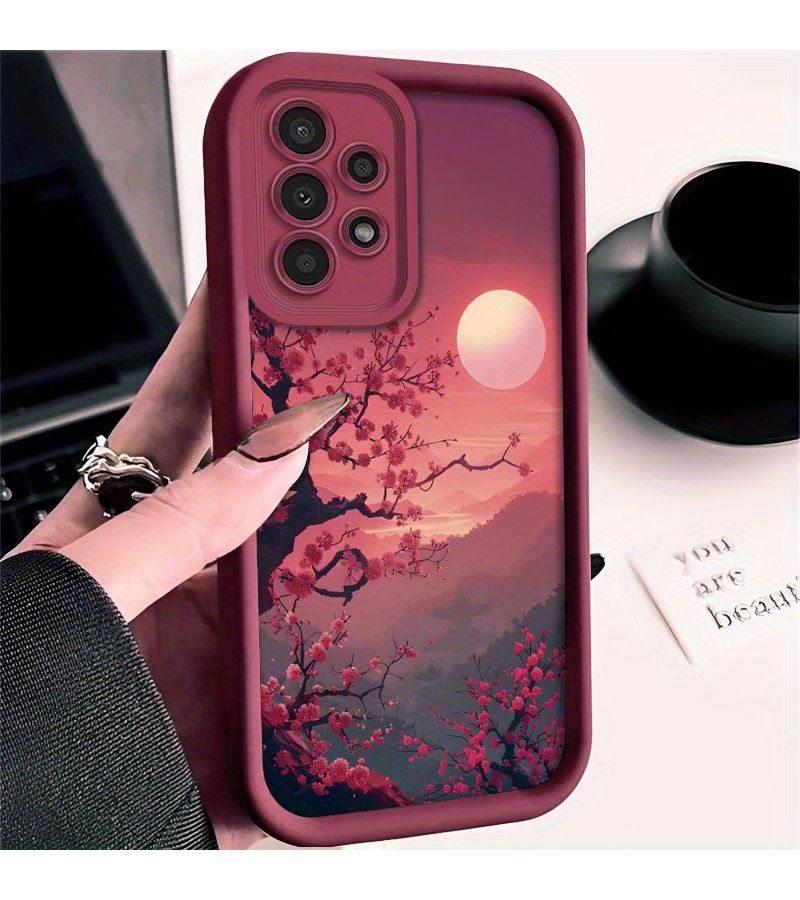 حافظة الهاتف بلون بورغندي غير لامع وناعمة تغطية كاملة متوافقة مع سلسلة Galaxy S20 - Image 3