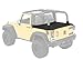 Pavement Ends Bestop 4182735 Black Diamond Cargo Cover for Jeep Wrangler - Image 2