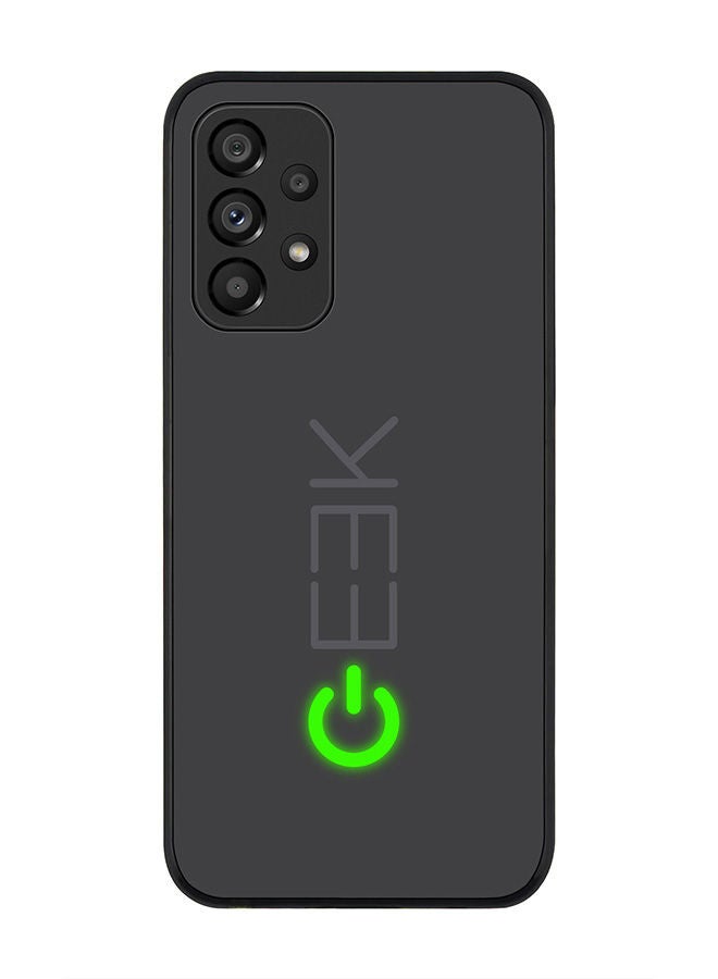 Stylizedd Rugged Black edge case for Samsung Galaxy A33 5G Slim fit Soft Case Flexible Rubber Edges Anti Drop TPU Gel Thin Cover - Geek ON - Image 1