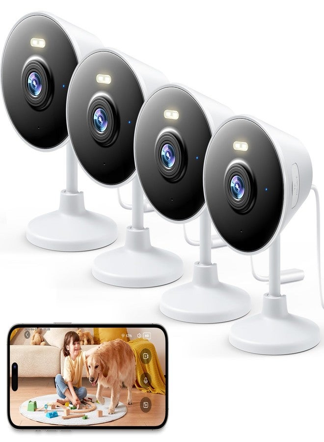 Rocktone Indoor Outdoor Security Camera, 5G & 2.4G WiFi Cameras for Home, Baby/Elderly/Nanny/Dog/Pet with Phone App, Spotlight, Color Night Vision, 2 Way Audio, - Image 1