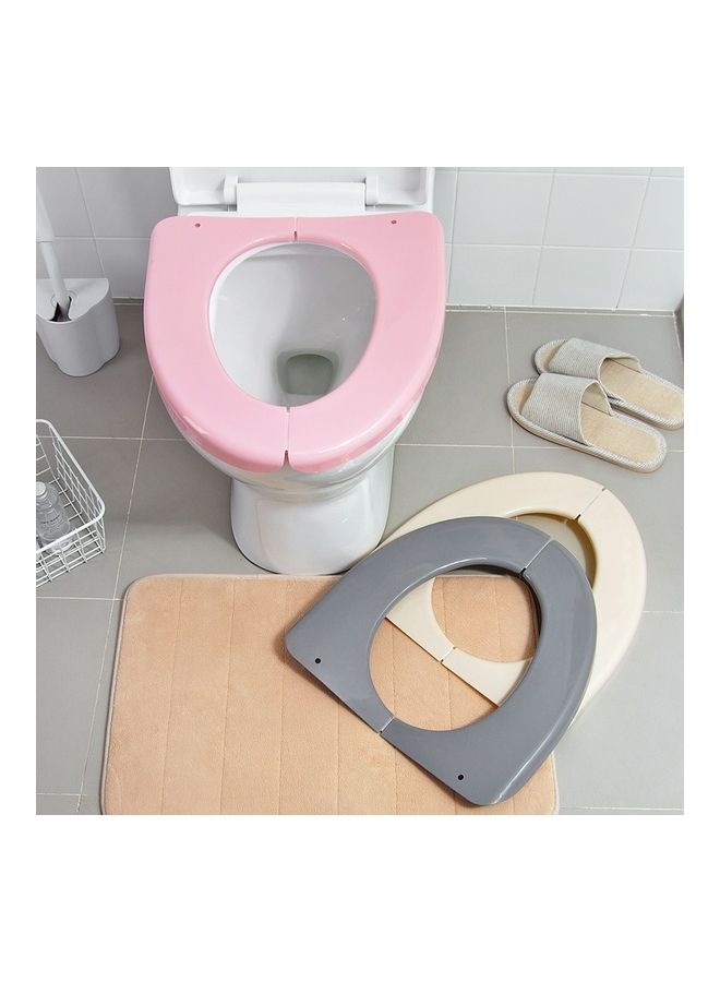 NIBEMINENT Travel Portable Toilet Pad Plastic Waterproof Bathroom Seat Cover Mats Pink 42 x 8 19cm - Image 4