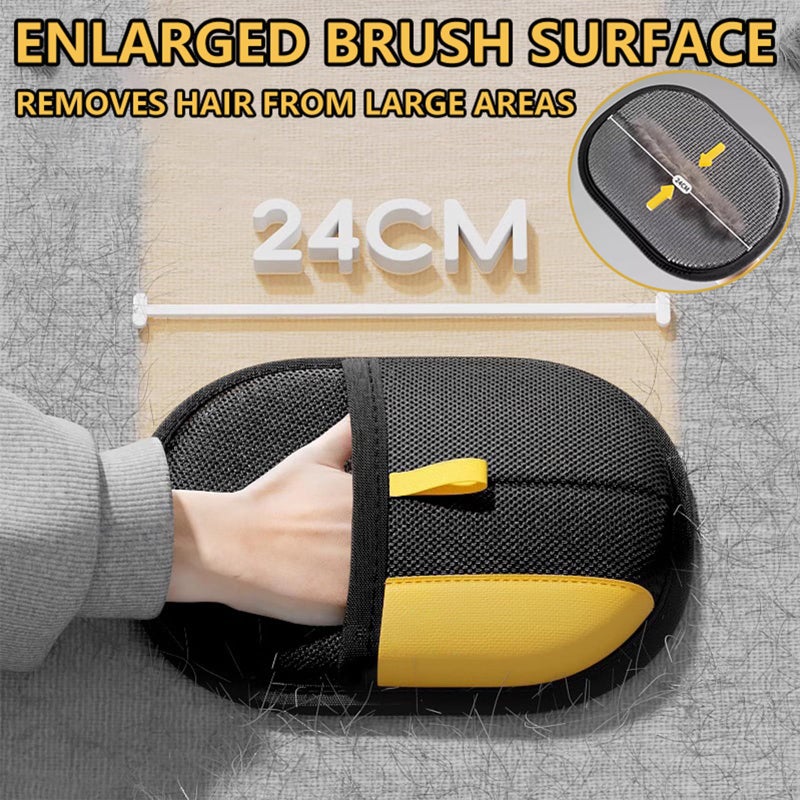 Yostyle Electrostatic Pet Hair Remover Glove - Reusable Electrostatic Pet Hair Removal Gloves for Couch, Carpet, Double Sided Grooming Glove for Cat & Dog Hair, Upgraded Static Removal Tool (1) - Image 5