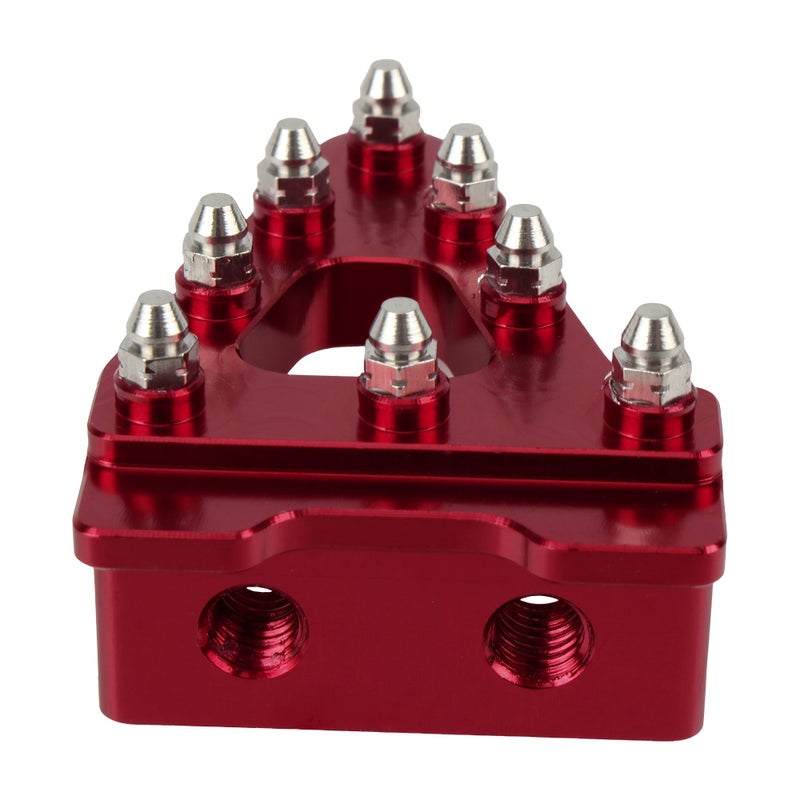 رأس دواسة الفرامل الخلفية من CNC فضي اللون لدرجات هوندا CRF50 وXR50 وSDG وSSR وCOOLSTER بسعات 70 و90 و107 و110 و125 سي سي للدراجات الوعرة. - Image 4