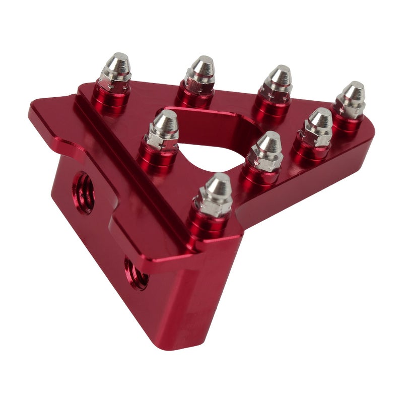 رأس دواسة الفرامل الخلفية من CNC فضي اللون لدرجات هوندا CRF50 وXR50 وSDG وSSR وCOOLSTER بسعات 70 و90 و107 و110 و125 سي سي للدراجات الوعرة. - Image 5