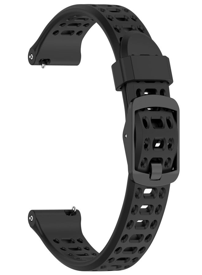 Disscool Replacement Adjustable Wristbands 22mm Compatible with COROS PACE 3/APEX 2 Pro/APEX 46mm/APEX Pro Soft Silicone Wrist with Quick Release Strap Smart Watch Accessories(Black) - Image 3