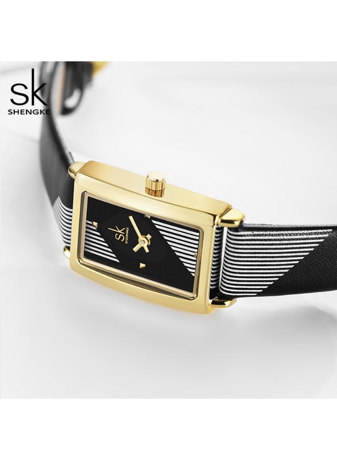 اس كيه شينكاج ساعة كوارتز نسائية مقاومة للماء بتصميم عصري جديد من SK Shengk - Image 2