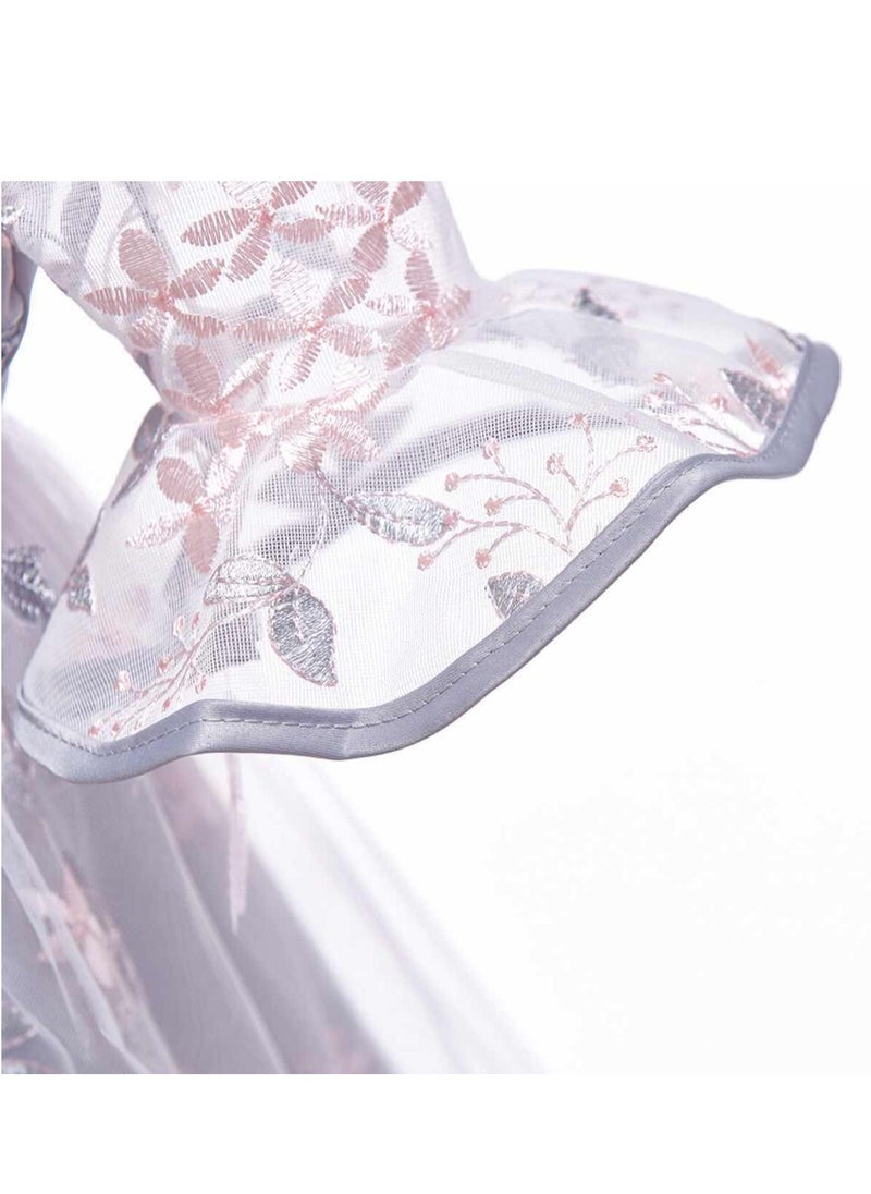 Best Gift Fashion Girl Dress Clothing For Birthday Wedding Party Gray Color  - Image 4