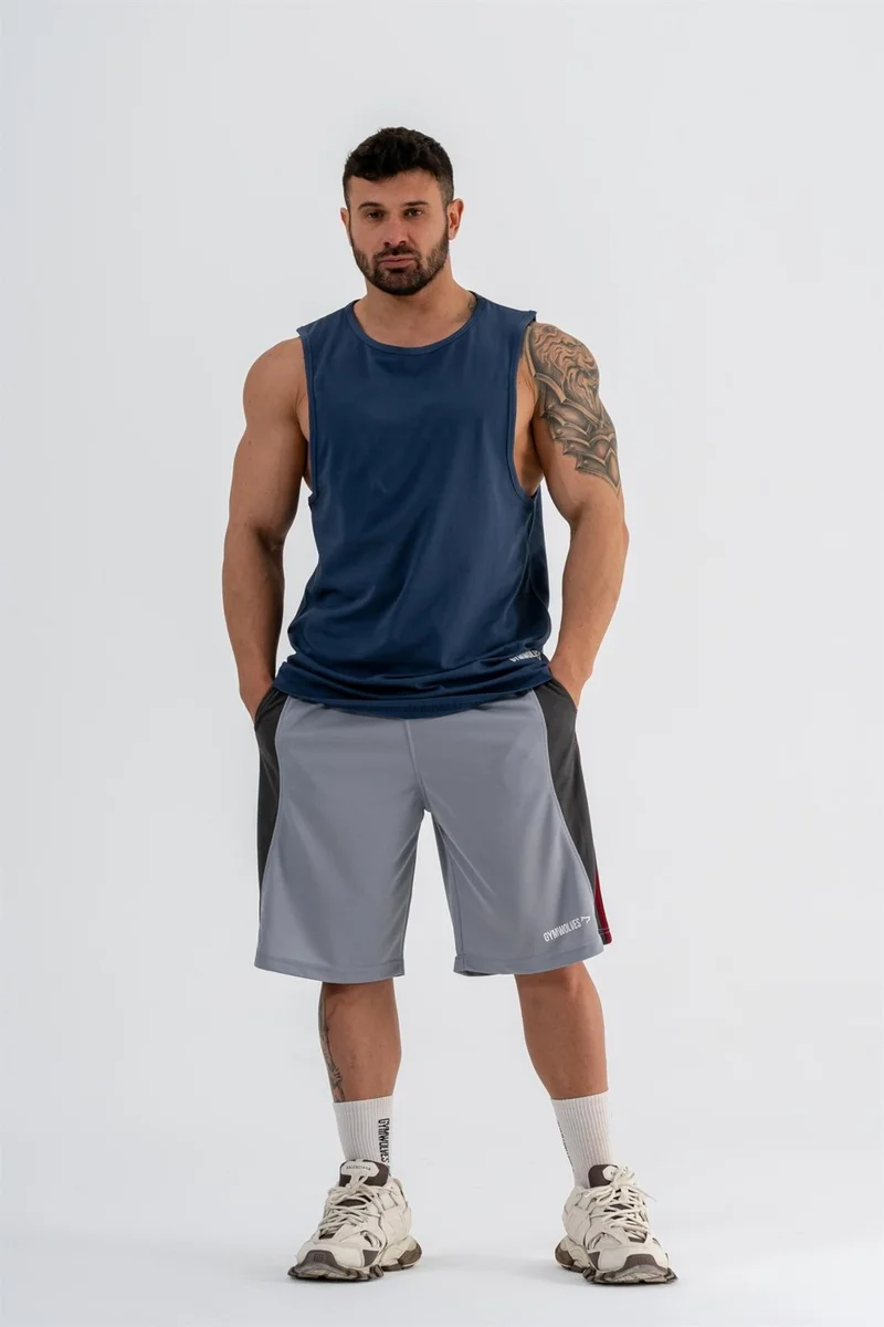 Gymwolves Men's Basketball Shorts | Light Gray | Sports Shorts |