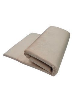 SMART HOME Premium Foam Feel High Density Single Mattress , A soft and comfortable sponge mattress that is foldable and easy to carry with a bag. A multi-use mattress for trips, sleeping, and exercising, and for children, size (190*90*6 cm)  - Image 3