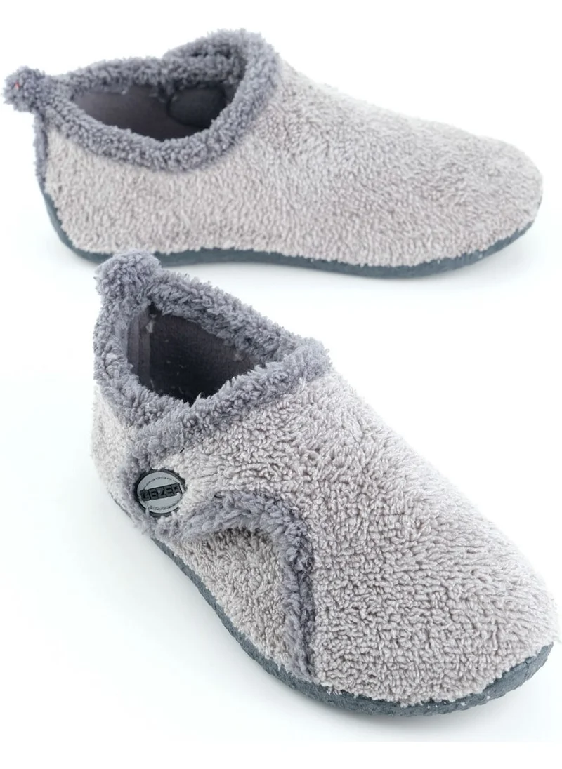 جيزر Winter Boy Plush Comfortable Sole Velcro Adjustable Home School Nursery Slippers Shoes