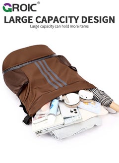 GROIC Soccer Bags, Football Backpack, Volleyball Bag, Drawstring Soccer Backpack with Ball and Shoe Compartment, Gym Bags for Men/Women, Football bags for Equipment  - Image 5