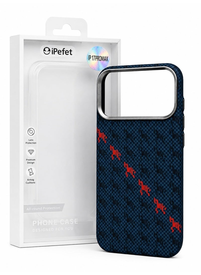لوكسو iPhone 17 Pro Max MagSafe Case – Premium Carbon Fiber - Image 3