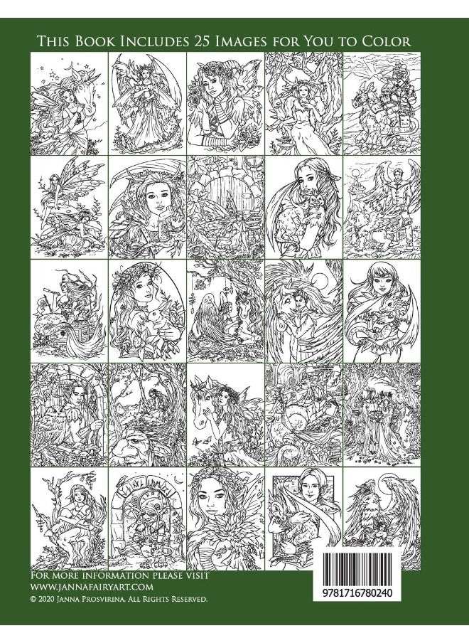 Fantasy Realm: Coloring Book  - Image 2