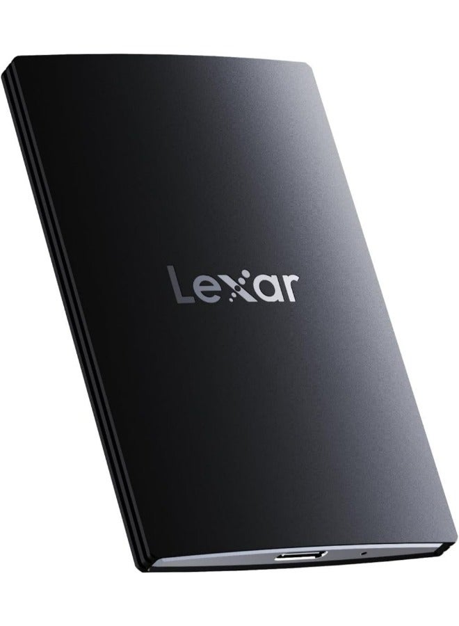 Lexar SL500 External, USB3.2 Gen2x2 Portable SSD, PSSD Upto 2000MB/s Read, 1800MB/s Write, External Solid State Drive with Metal Design, DataShieldTM 256-bit AES Encryption | SSD - Image 3