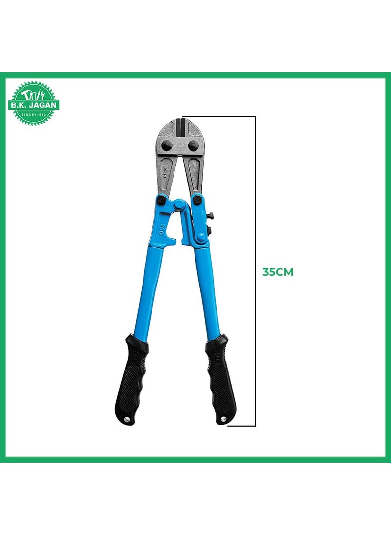 B.K.Jagan and Co B K Jagan CO BC14 Steel Bolt Cutter High Hardness and Shear Sharp Comfortable Ergonomics TPR Handle for Cutting Bolts Multicolor  - Image 2