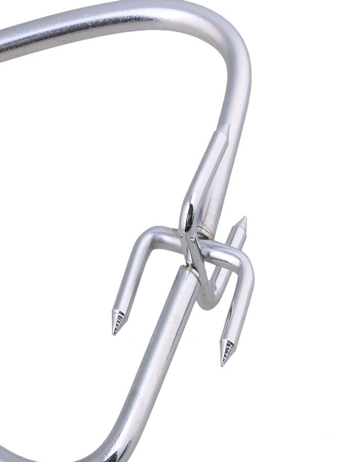 Mxfans Clay Modeling Sculpture Metal Dipping Tongs Pottery Tools Red Rubber Handle - Image 5