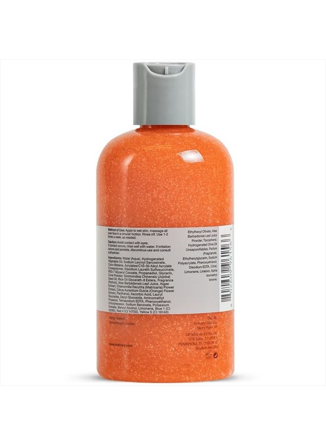 Anthony Facial Scrub – Men's Exfoliating Face Wash with Vitamin C, Aloe, Chamomile and Algae for Deep Cleansing and Detoxifying 8 Fl Oz - Image 5