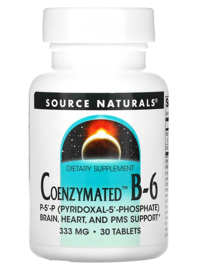 Coenzymated B-6 333 mg 30 Tablets
