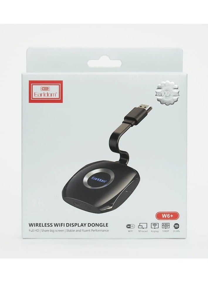 Earldom WiFi Wireless Display Dongle TV Stick for Home Therate Ultra 1080P TV Stick Media Video Streamer HD For HDTV WIFI Dongle - Image 1