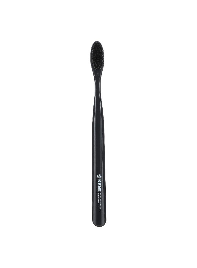 KENT Kent, Ultra Soft Toothbrush, Black, 1 Toothbrush - Image 3