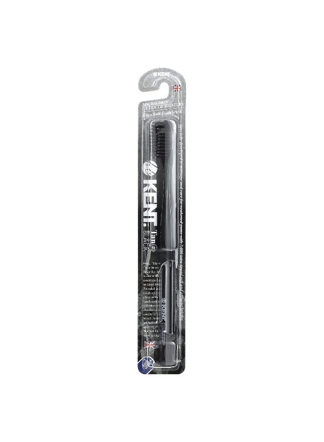 KENT Kent, Ultra Soft Toothbrush, Black, 1 Toothbrush - Image 1