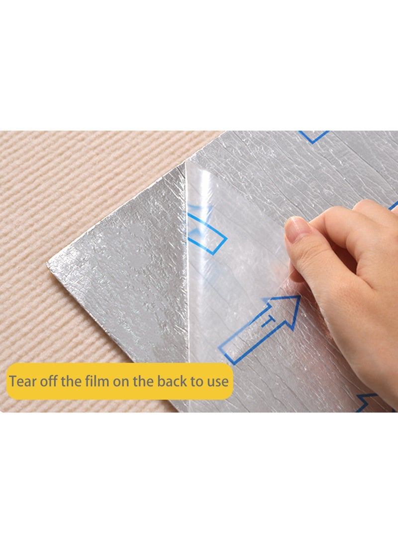 10Pcs Japanese Style Self-adhesive Carpet Pet Mat Anti-slip Floor Mat Home Bedroom Carpet Washable Freely Cut - Image 2