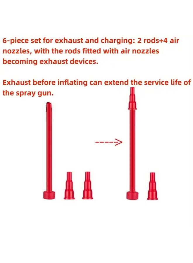 6 Piece Set Butane Gas Canister Adapter For Lighters And Torches Leakproof Design - Image 4