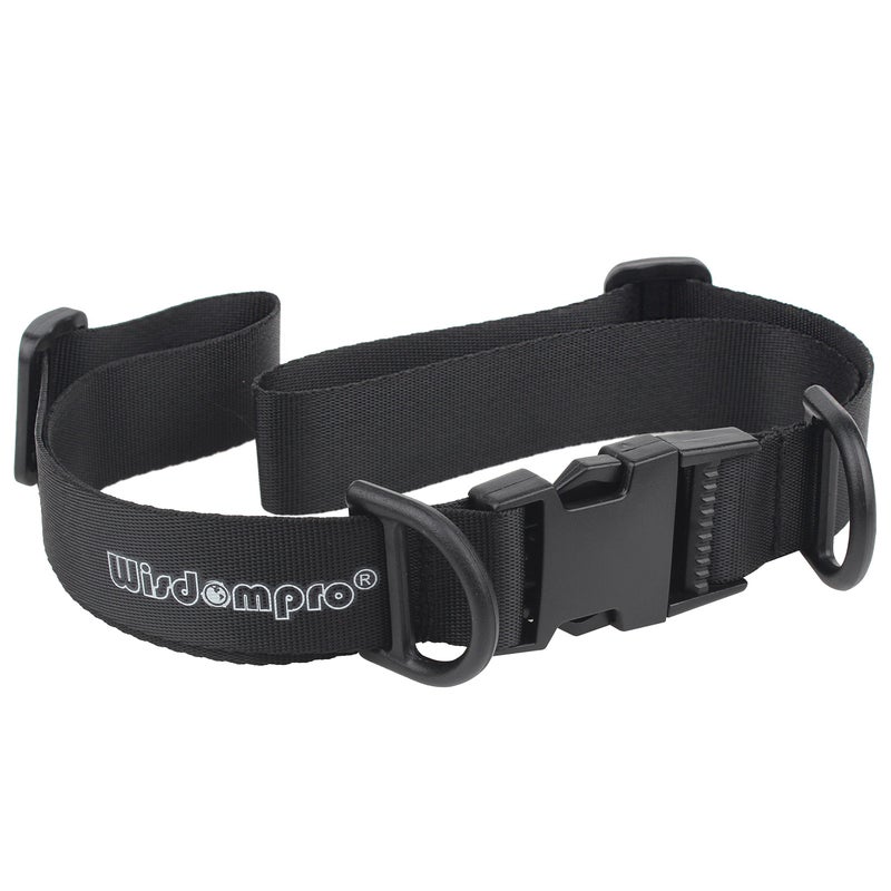 Wisdompro Backpack Chest Strap, Heavy Duty Adjustable Backpack Sternum Strap Chest Belt with Quick Release Buckle for Hiking and Jogging - with Slide Locks (Black) - Image 2