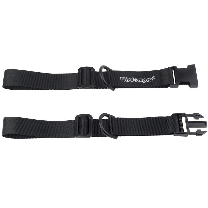 Wisdompro Backpack Chest Strap, Heavy Duty Adjustable Backpack Sternum Strap Chest Belt with Quick Release Buckle for Hiking and Jogging - with Slide Locks (Black) - Image 1