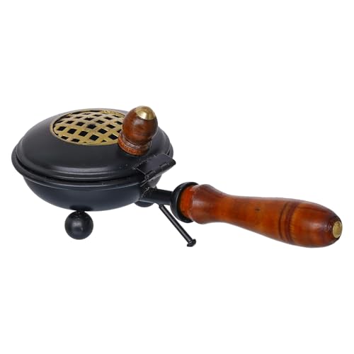Sanvatsar Metal Incense Burner - Butterfly Loban Dani Dhoop Dani Aarti Metal Loban Burner for Home Office Temple Puja - Diwali Decoration Items (Black) - Image 5