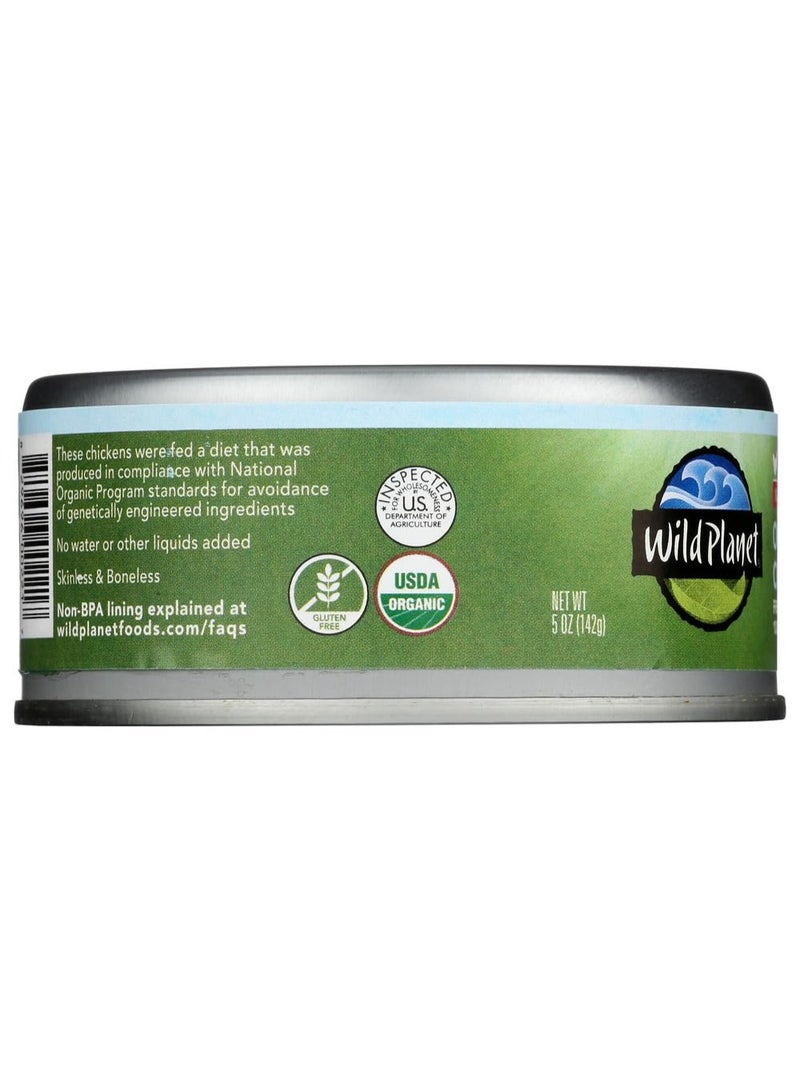 WILD PLANET Roasted Chicken Breast, No Salt At least 95% Organic [ 5 Ounce Each, 4 Pack ] Non GMO, Gluten Free! - Image 4