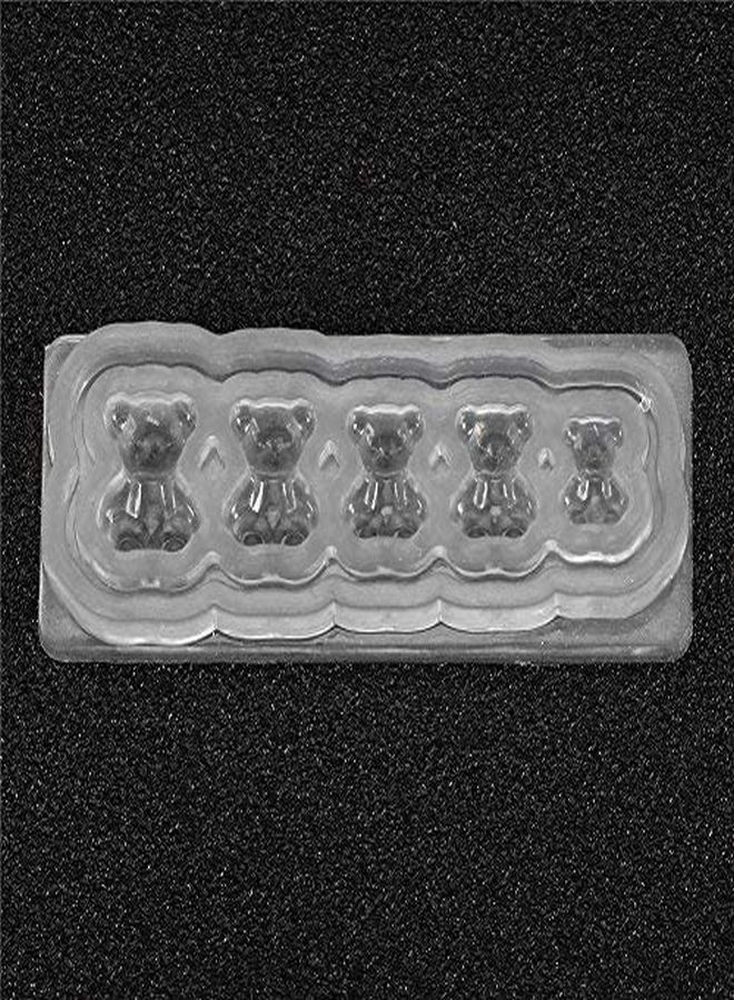 Rotekt Ne Nail Carving Mold, Nail Art Templates 3D Silicone Nail Art Decoration Mold, Uv Nail Art Template Bear Pattern Decals Nail Diy Tools, Professional Natural And Artificial Nails Tools  - Image 5