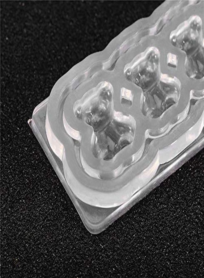 Rotekt Ne Nail Carving Mold, Nail Art Templates 3D Silicone Nail Art Decoration Mold, Uv Nail Art Template Bear Pattern Decals Nail Diy Tools, Professional Natural And Artificial Nails Tools  - Image 3