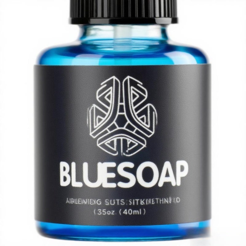 Blue Tattoo Soap: Press Bottle With Rich Foam - Gentle Non-Irritating Cyanobacteria Solution For Tattoo Beginners, Professional Artists, Tattoo Shops - Image 4