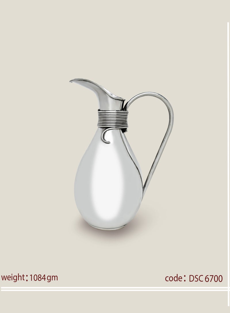 أوديسي إبريق فضة خالص بسيط التصميم (DSC6700) - Image 1
