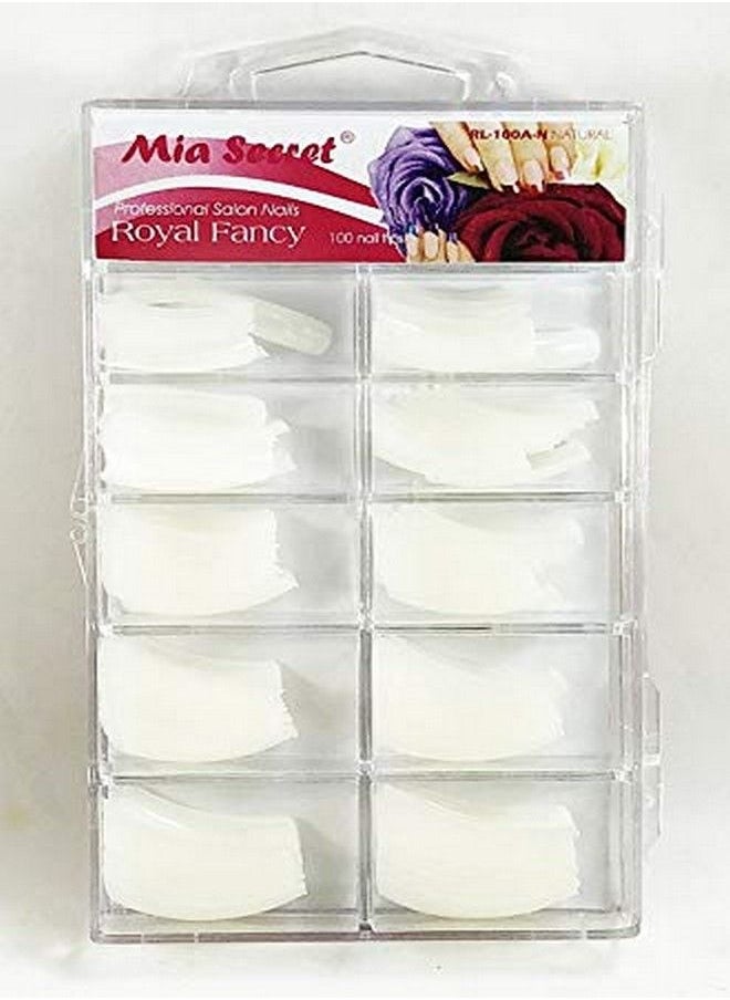 MIA SECRET Mia Secret Royal Fancy Nail Tips 100 Pieces (Natural)  - Image 2
