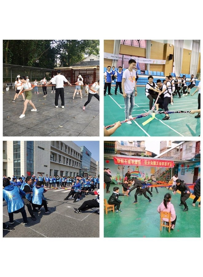 Multi-directional Tug-of-war Rope Fun Games Group Building Development Activities Game Props Special For Children And Adults Tug-of-war Competition-Product Color:About 26 People 20.12m Pounds Of Cloth Rope  - Image 4