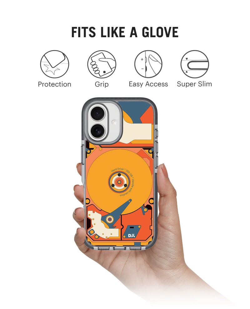 DailyObjects Case for iPhone 17 Compatible with Mag-Safe Wireless Charging, Stride 2.0 ScanDisk Slim Shockproof Back Cover with Inner Magnetic Ring - Image 2