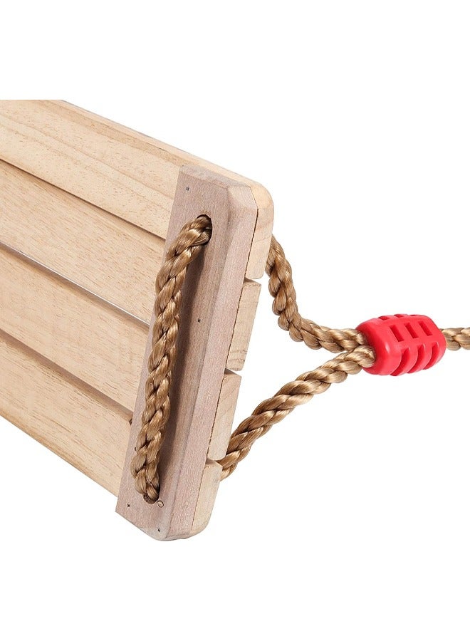 فيتنس ورلد مقعد أرجوحة خشبي  مع حبل قابل للتعديل - Image 3