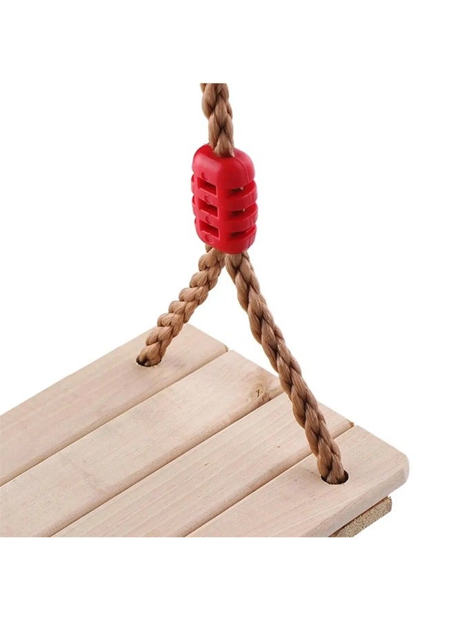 فيتنس ورلد مقعد أرجوحة خشبي  مع حبل قابل للتعديل - Image 2