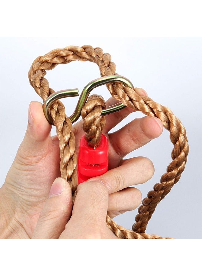 فيتنس ورلد مقعد أرجوحة خشبي  مع حبل قابل للتعديل - Image 5