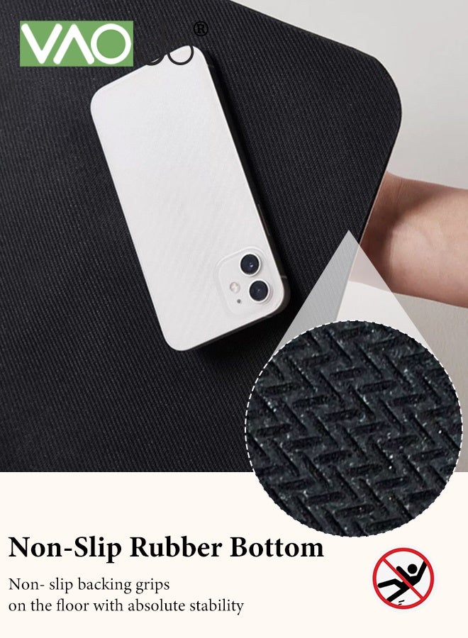 فاو دو سجادة مطبخ غير منتظمة، سجادة مطبخ مبطنة مضادة للتعب، سجادة مكتب غير قابلة للانزلاق، سجادة مطبخ مقاومة للأوساخ وسهلة التنظيف للمطبخ والأرضية والمكتب والحمام 80*80 سم - Image 5