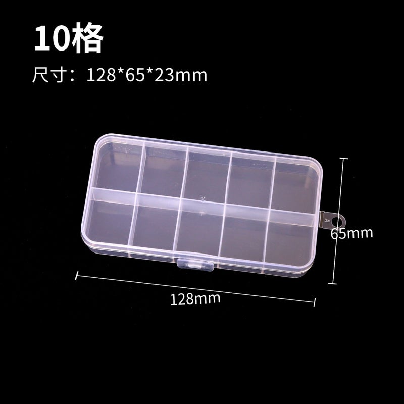 Generic Multi-Compartment Storage Box Organizer 10 12.8*6.5*2.3