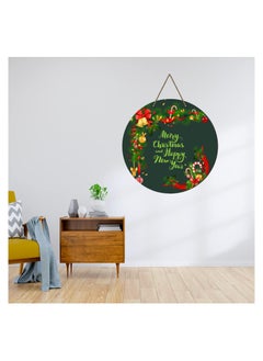 Webelkart Webelkart®️ Premium Merry Christmas and Happy New Year Printed Wall Hanging Christmas Decorations Items 10 Inches  - Image 2