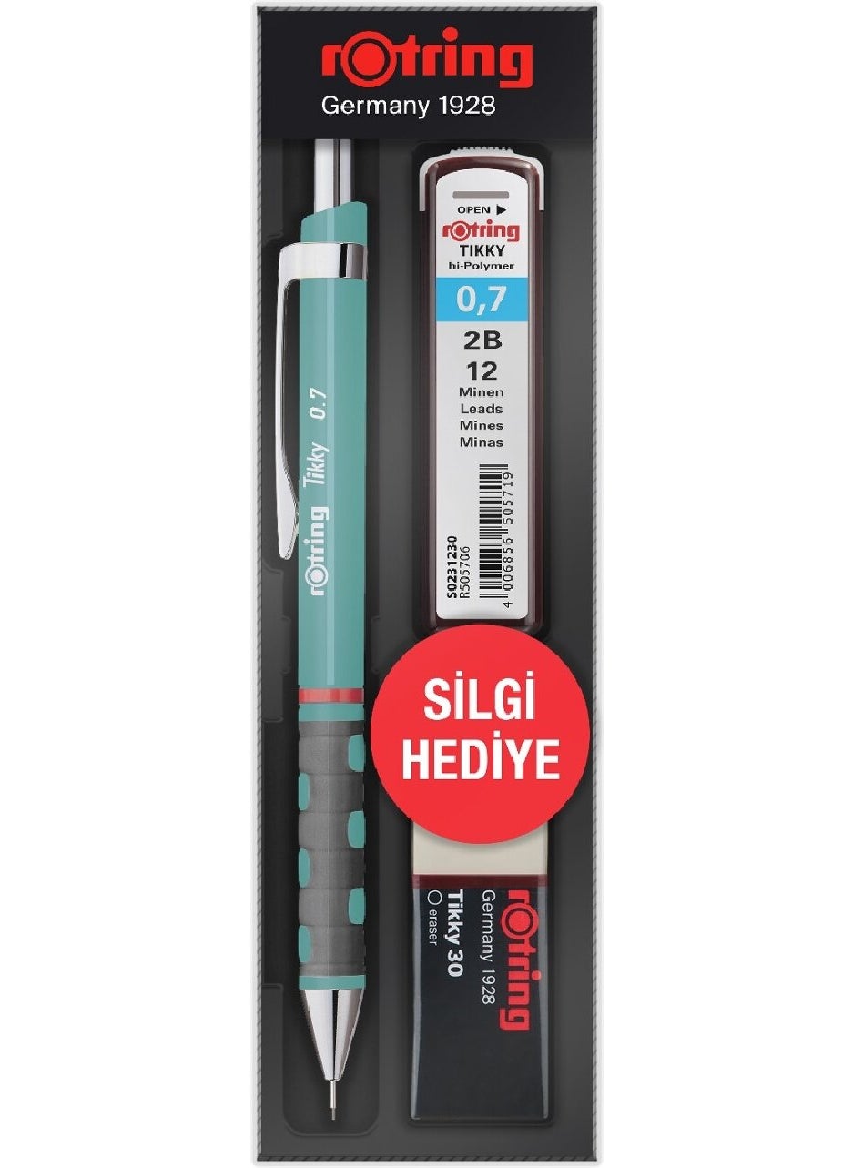 Tikky School Set Nib + Eraser Gift Versatile Set 0.7 Sea Blue