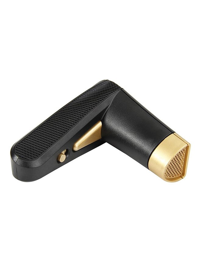 Bakhoor Portable Incense Burner Black/Gold 11.5x5x11.5cm - Image 2