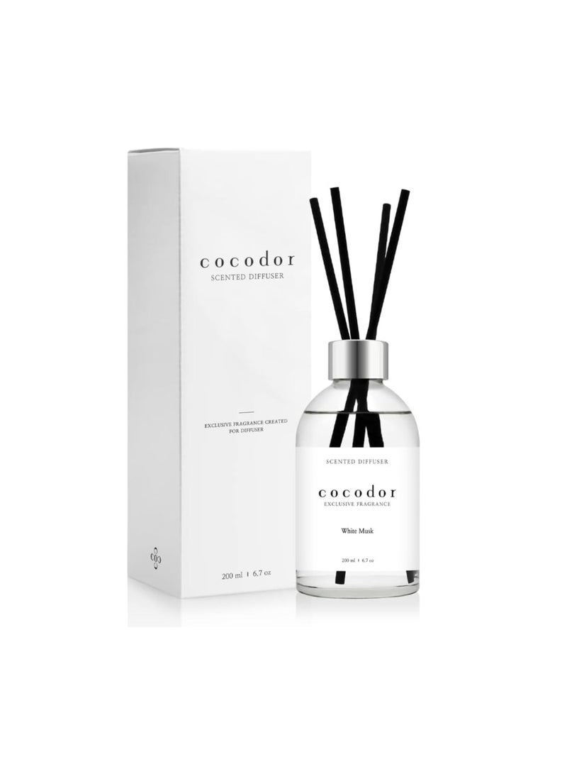 Cocod'or White Label Reed Diffuser/White Jasmine/6.7oz(200ml)/Home Decor & Office Decor, Fragrance and Gifts, Aromatherapy, Mother's Day - Image 1
