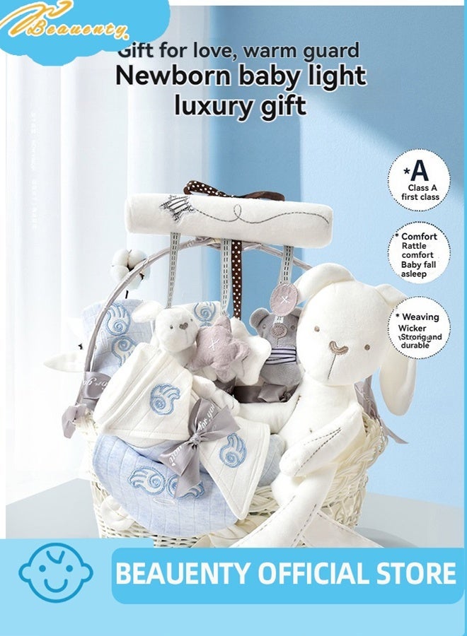 22PCS Newborn Baby Gifts Set, Newborn Layette Gift Set, Baby Clothes Accessories Set for Boys and Girls, Premium Cotton, Perfect Gift Box with Beautifully Gift Box for Spring Summer Autumn Winter - Image 4