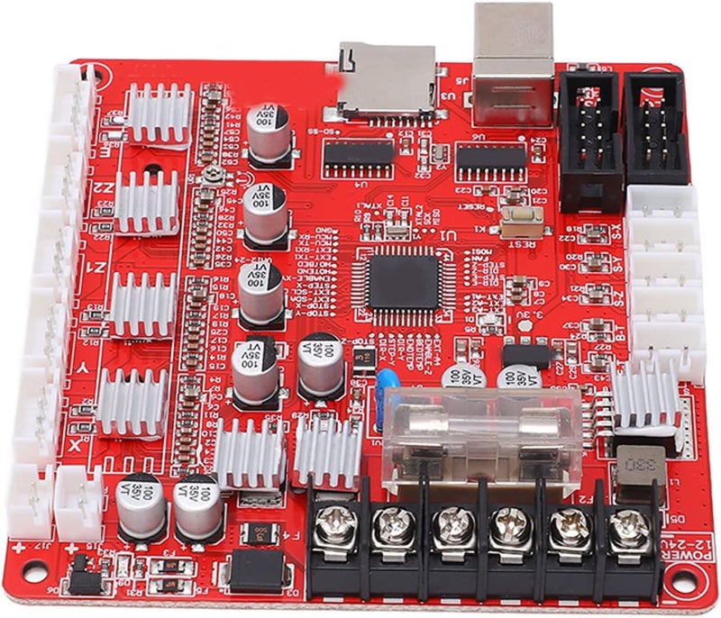 High Performance 3D Printer Motherboard PWM 3 Way Output Control Board with USB Interface for Anet A8 Plus 12V 24V Power Support Integrated Stepper Driver - Image 4